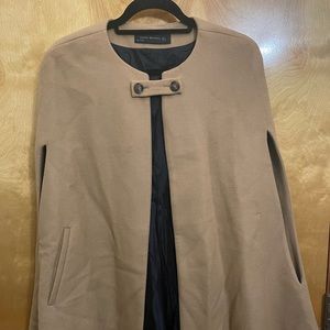 zara Camel cape